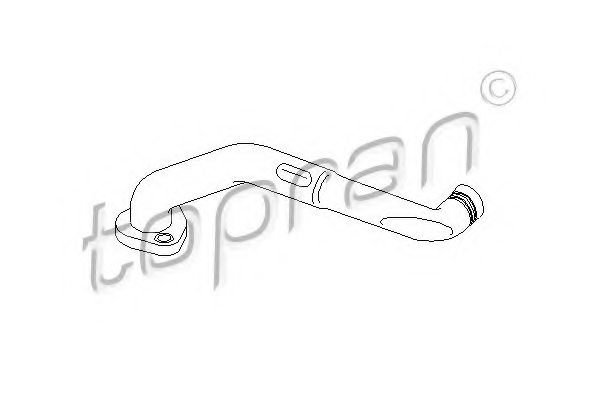 VW 028 103 491M Hose, cylinder head cover breather